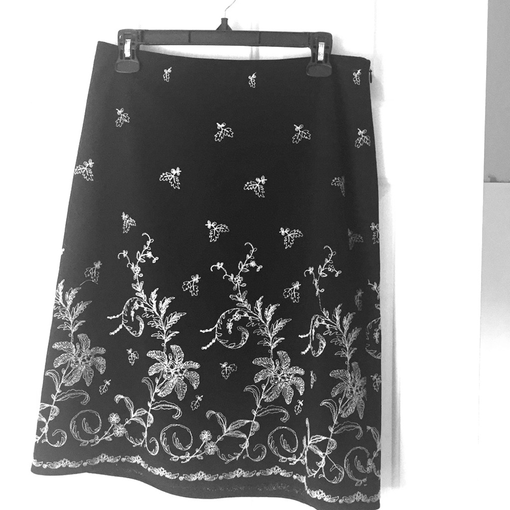 Knee length skirt